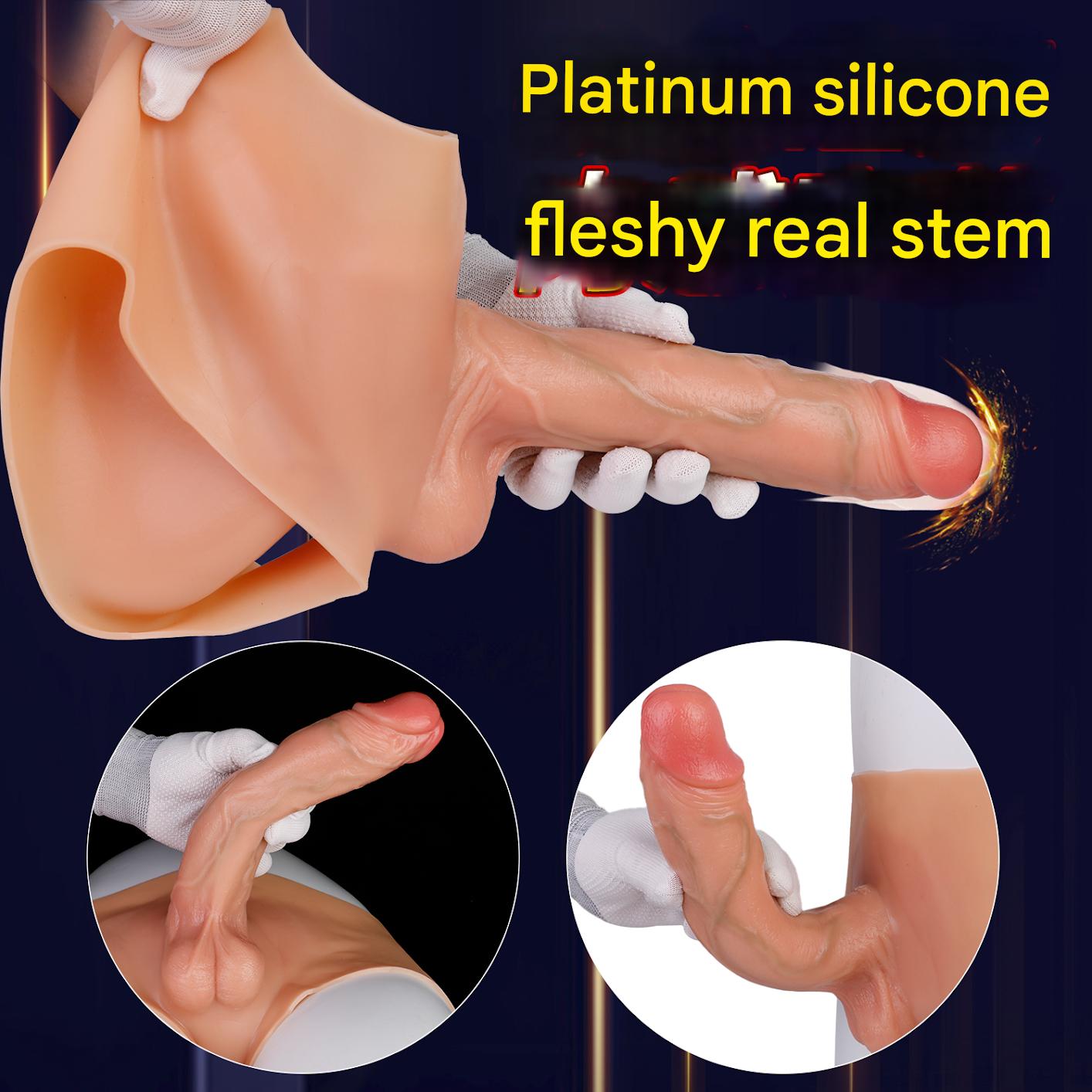 Silicone Realistic 9 Inch Big Dildo Pants