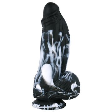 9 Inch Silicone Silverback Big Strap On Dildo