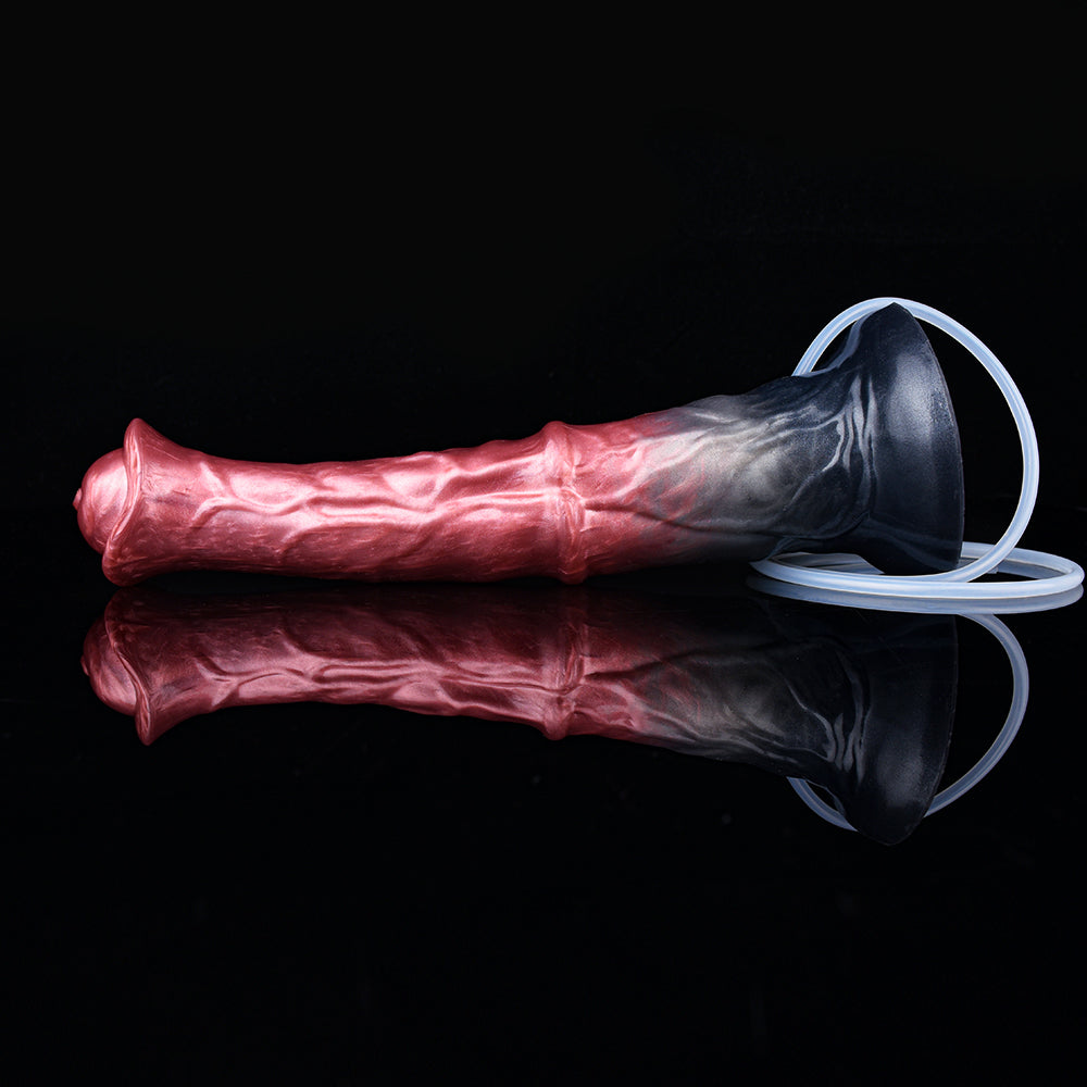 11 Inch Long Big Animal Horse Ejaculating Dildo