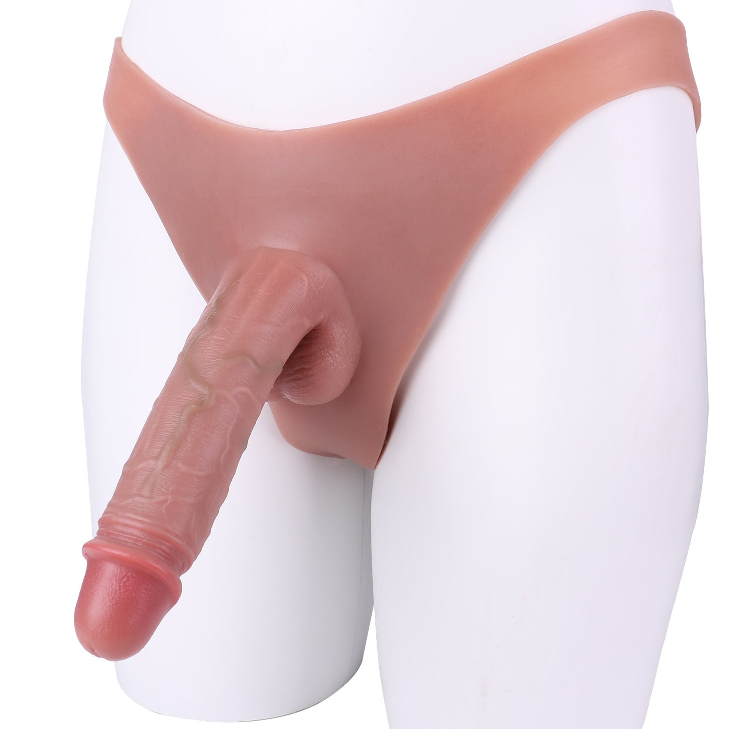 6 Inch Realistic Triangle Hollow Dildo Pants