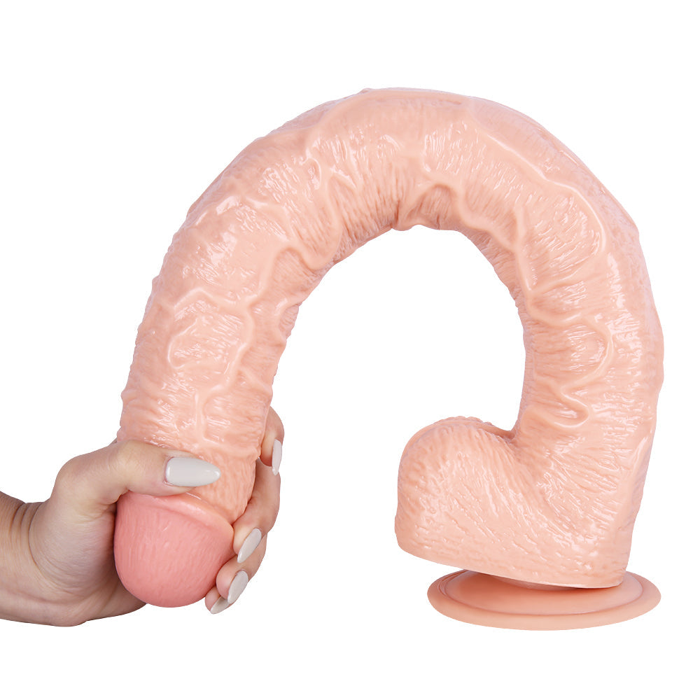 16 Inch Strap On Realistic Big Dildo