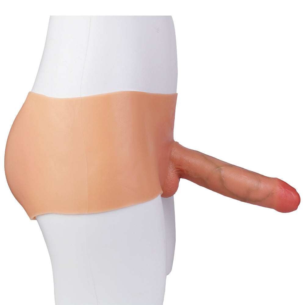 Realistic Silicone Cock Wearable 8 Inch Dildo Pants