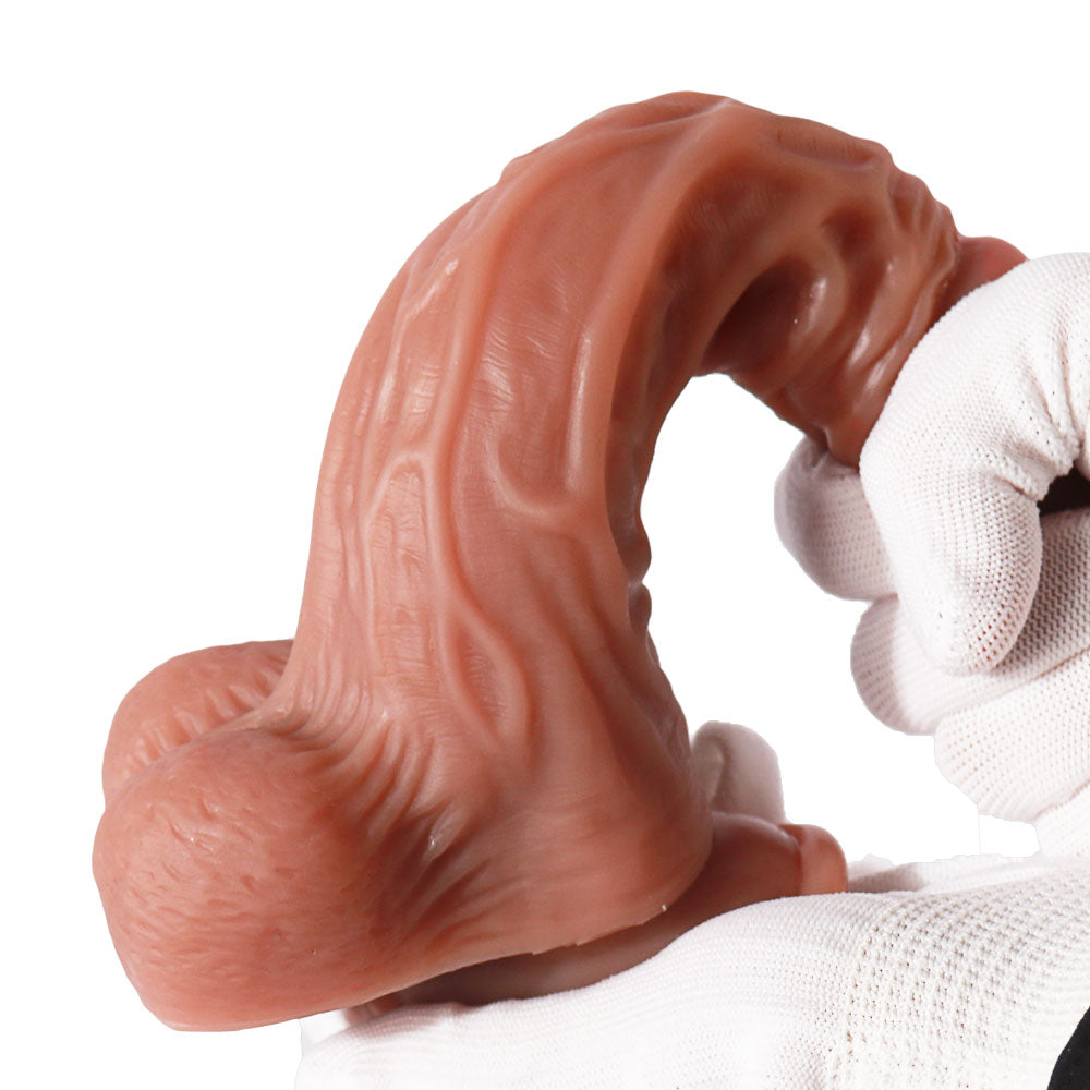 7 Inch Realistic Vein Soft Silicone Dildo