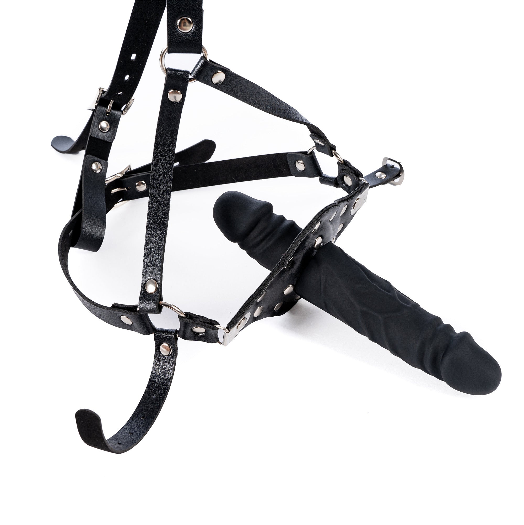 Deepthroat Dildo Training Double Head Gag