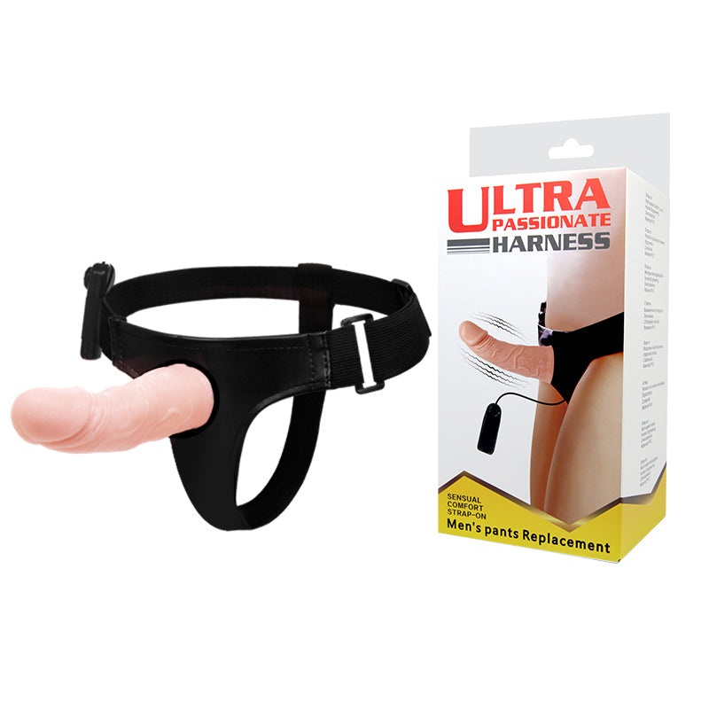 5 Inch Male Hollow Vibrating Strap On