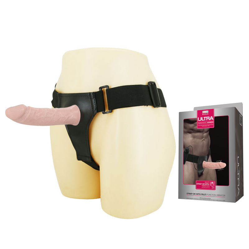 6 Inch Realistic Remote Control Hollow Vibrating Strap On