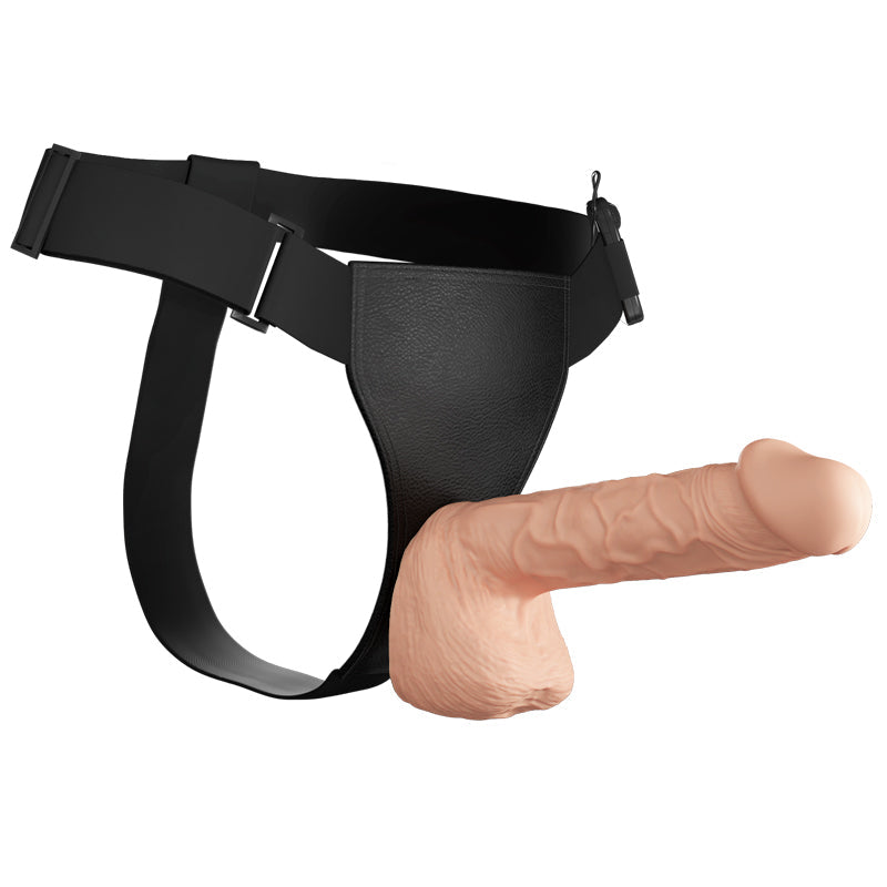 Vac U Lock Dildo Realistic Vibrating Strap On