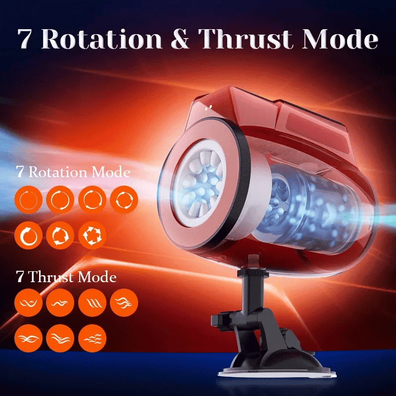 Male Decompression Hands Free Retractable Masturbator