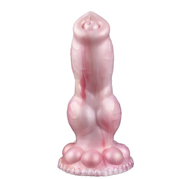8 Inch Bulldog Silicone Knot Inflatable Dildo