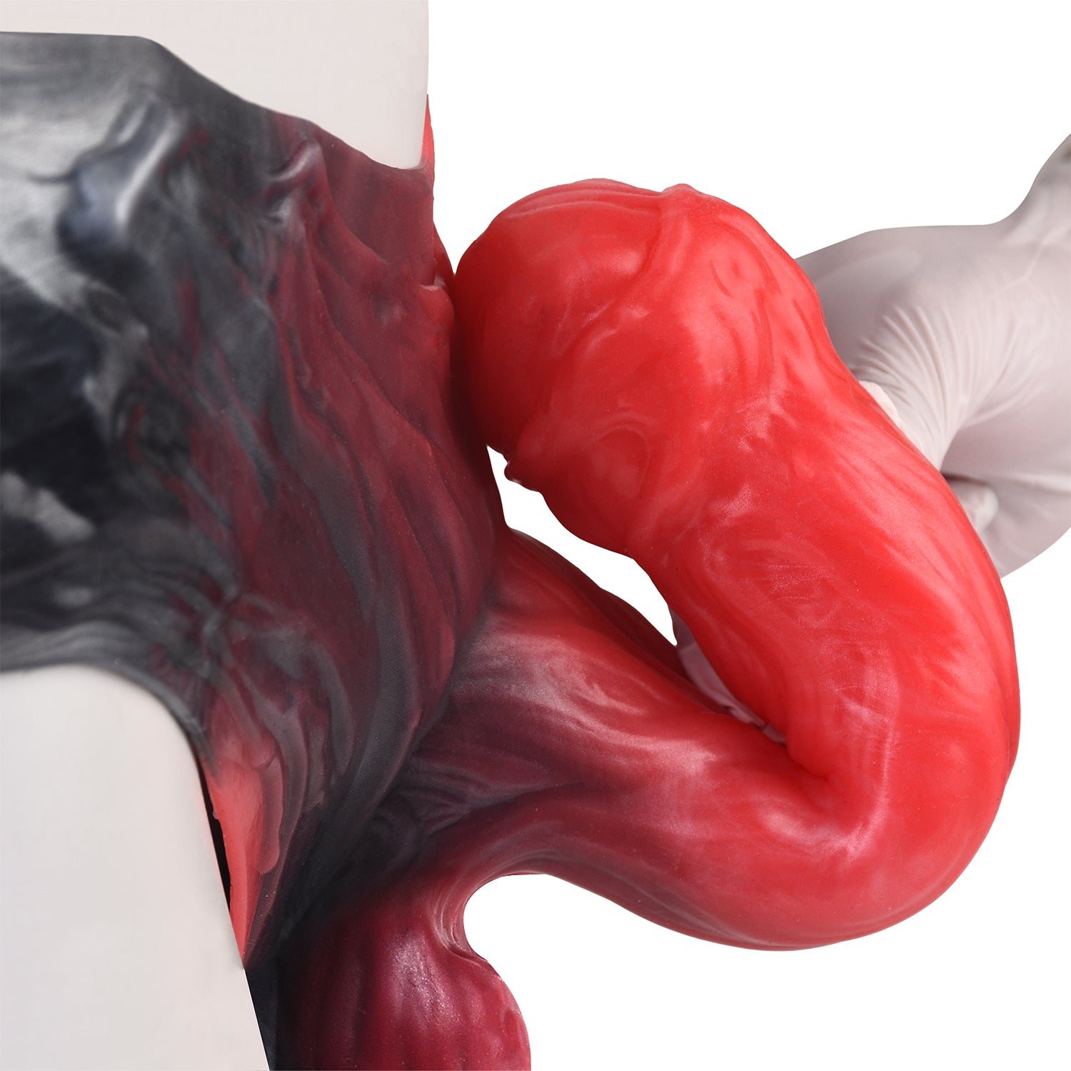 Warcraft Fantasy Red Hollow Dildo Pants