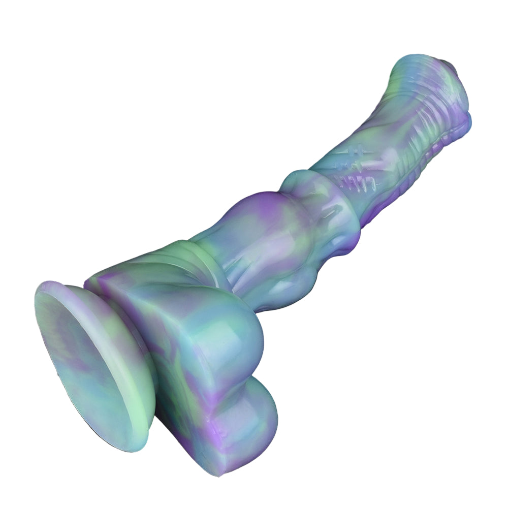 9 Inch Silicone Glow In The Dark Horse Dildo