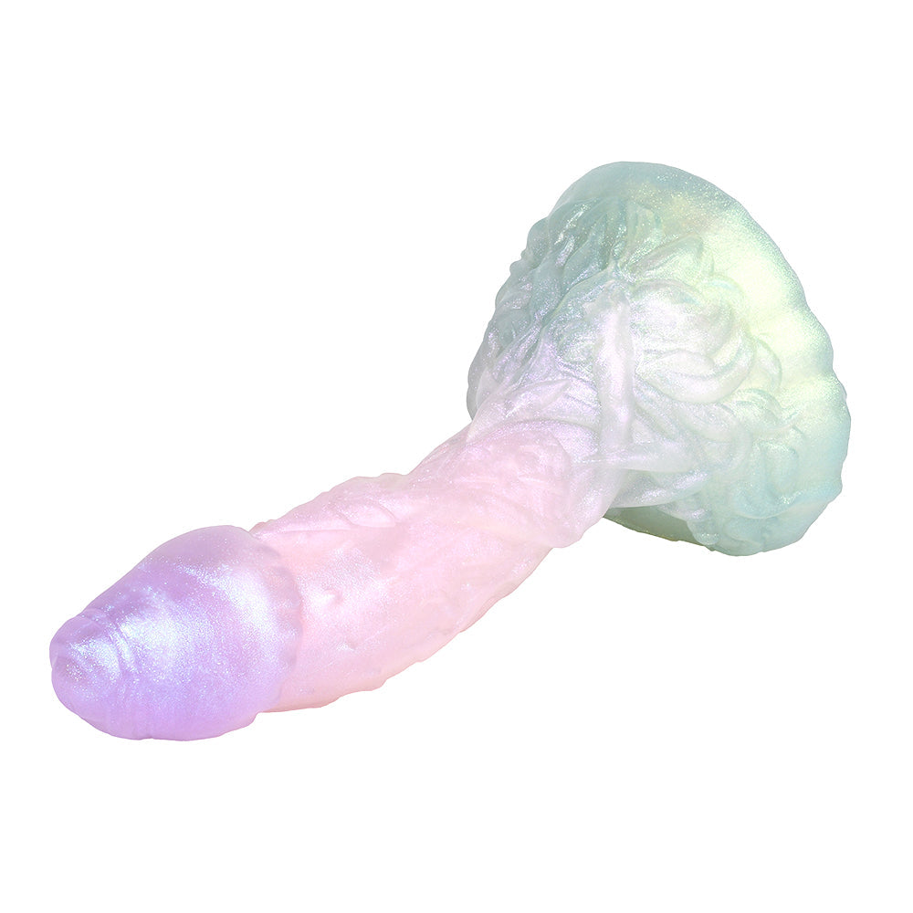 8 Inch Silicone Fantasy Curved Dildo