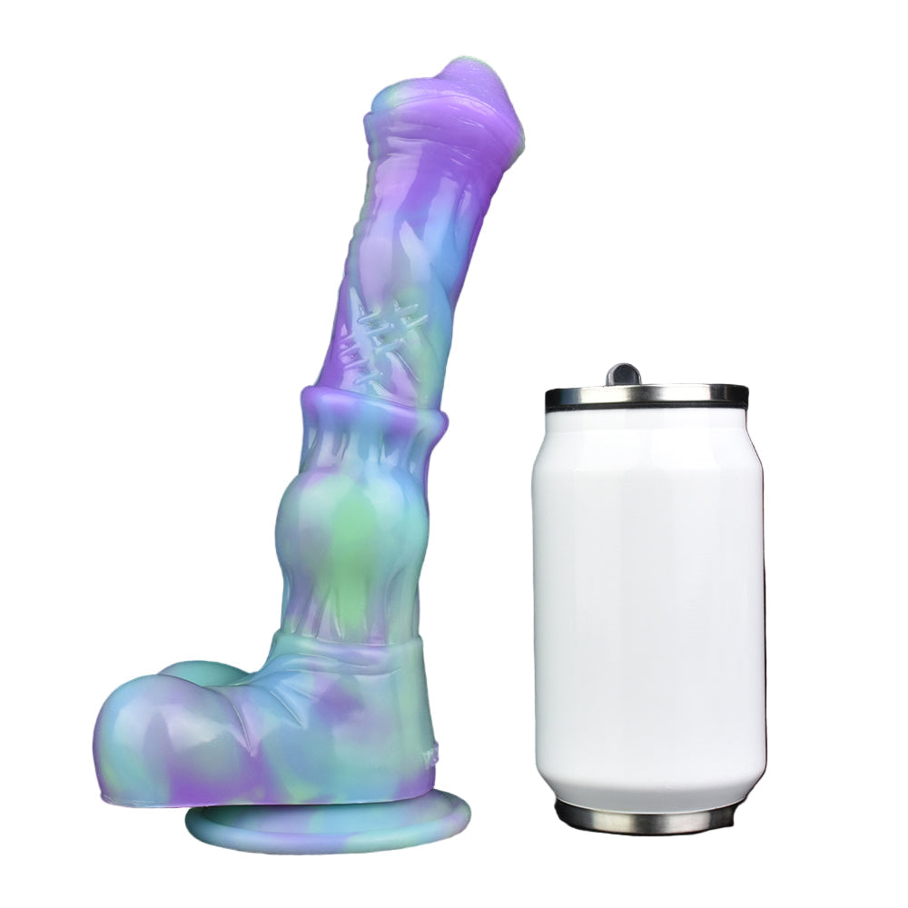9 Inch Silicone Glow In The Dark Horse Dildo