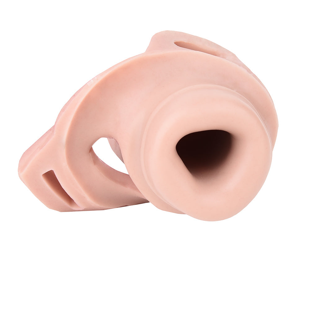 Realistic Fat Silicone 6 Inch Hollow Strap On