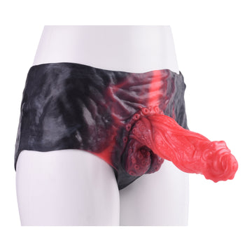 7 Inch Hollow Monster Tentacle Silicone Dildo Pants