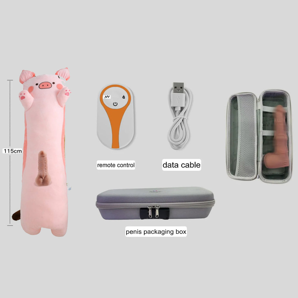 Bunny Pillow Thrust Dildo Sex Pillow