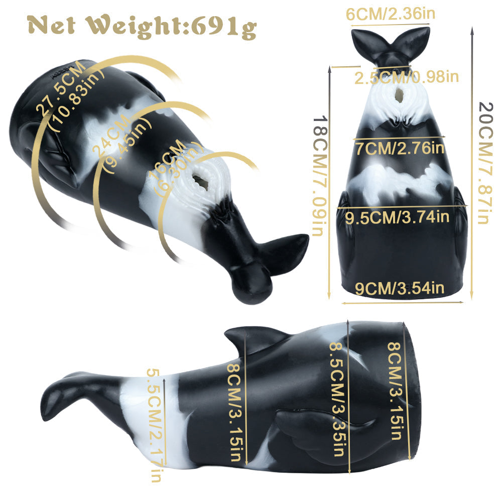 Fantasy Silicone Whale Pocket Pussy