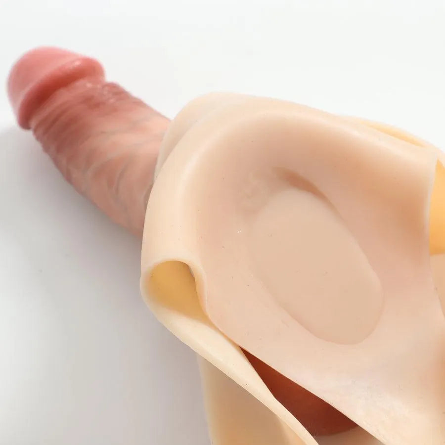 Realistic 8 inch Penis Hollow Dildo Pants