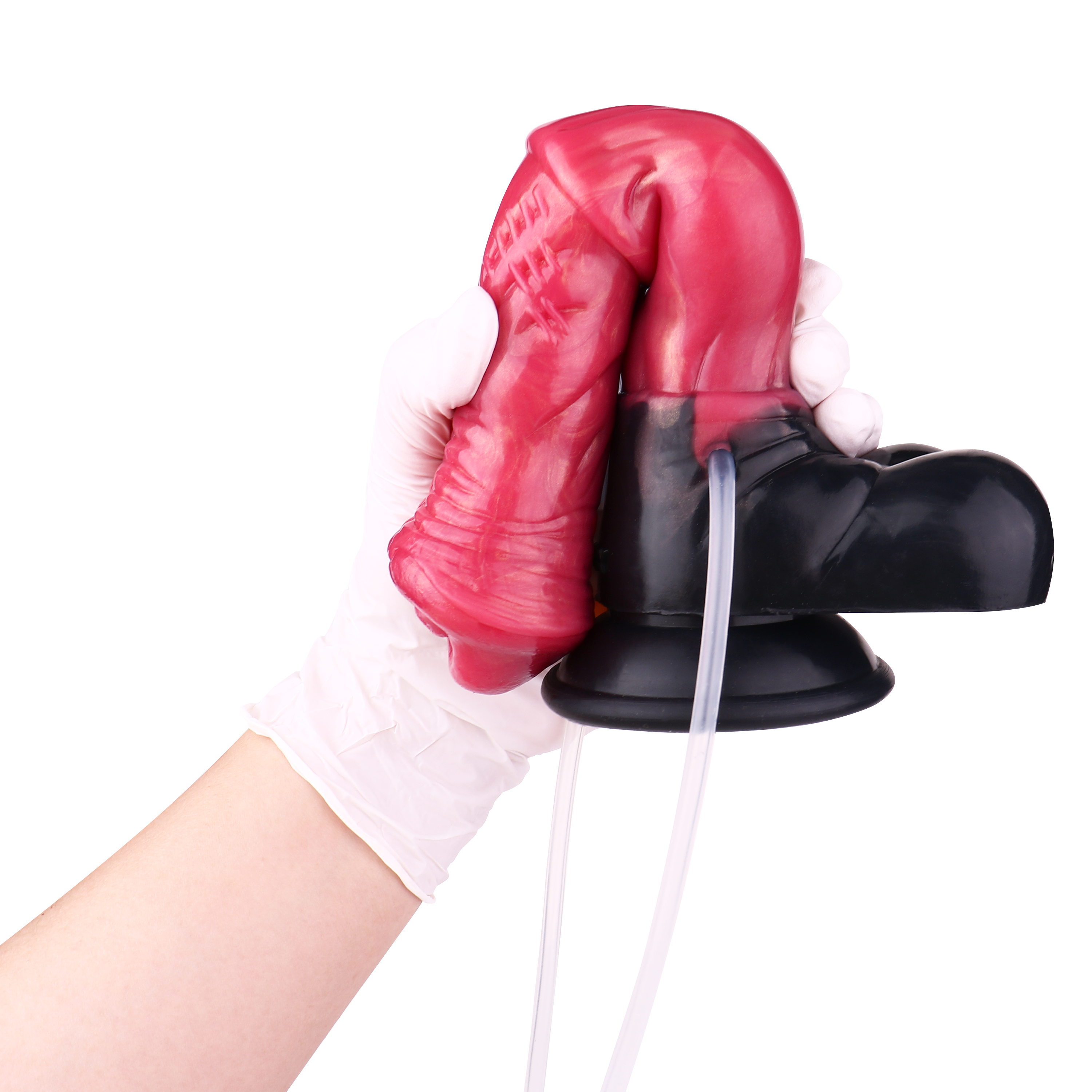 10 Inch Inflatable Knot Ejaculating Horse Cock Dildo