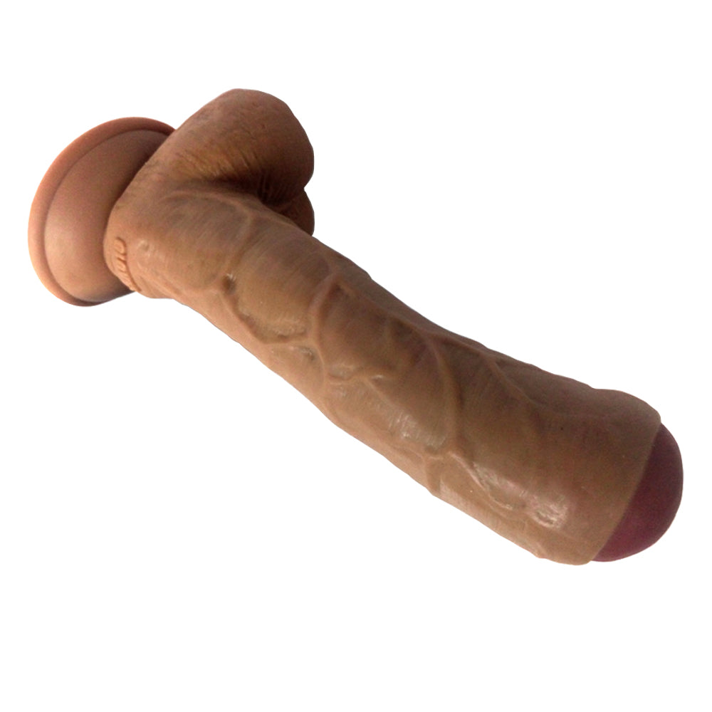 9 Inch Big Realistic Dildo with Foreskin