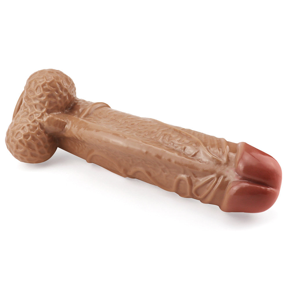 11 Inch Brown Realistic Giant Dildo