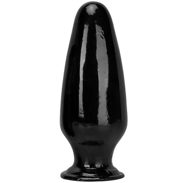Enormous Anal Toys 12 Inch Black Conical Dildo