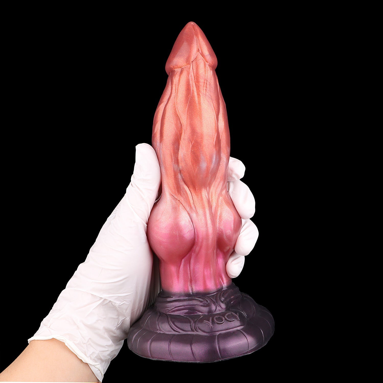 8 Inch Pointed Dog Cock Knotted Dildo