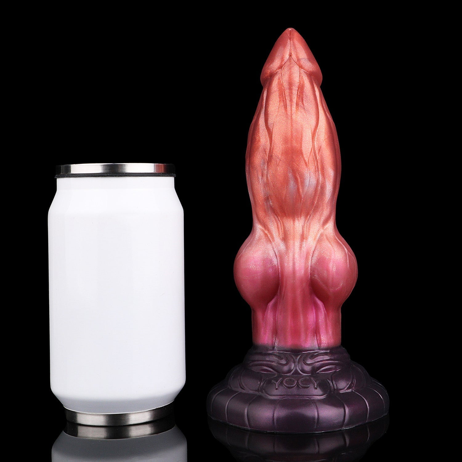 8 Inch Pointed Dog Cock Knotted Dildo