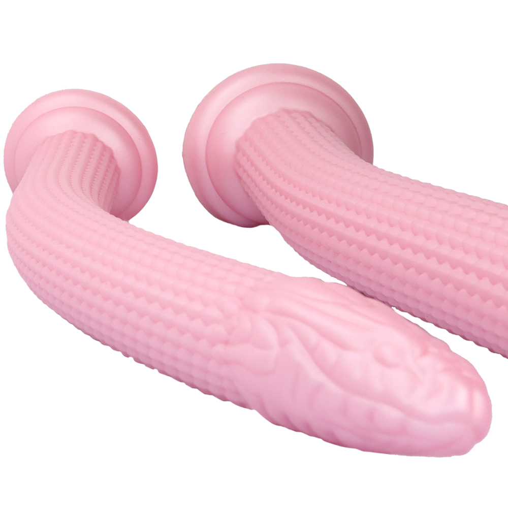 21 Inch Pink Soft Snake Fantasy Dildo
