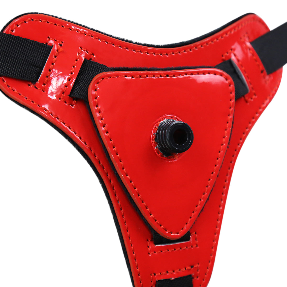 Small Strap On Dildo Removable Solid Black Cock