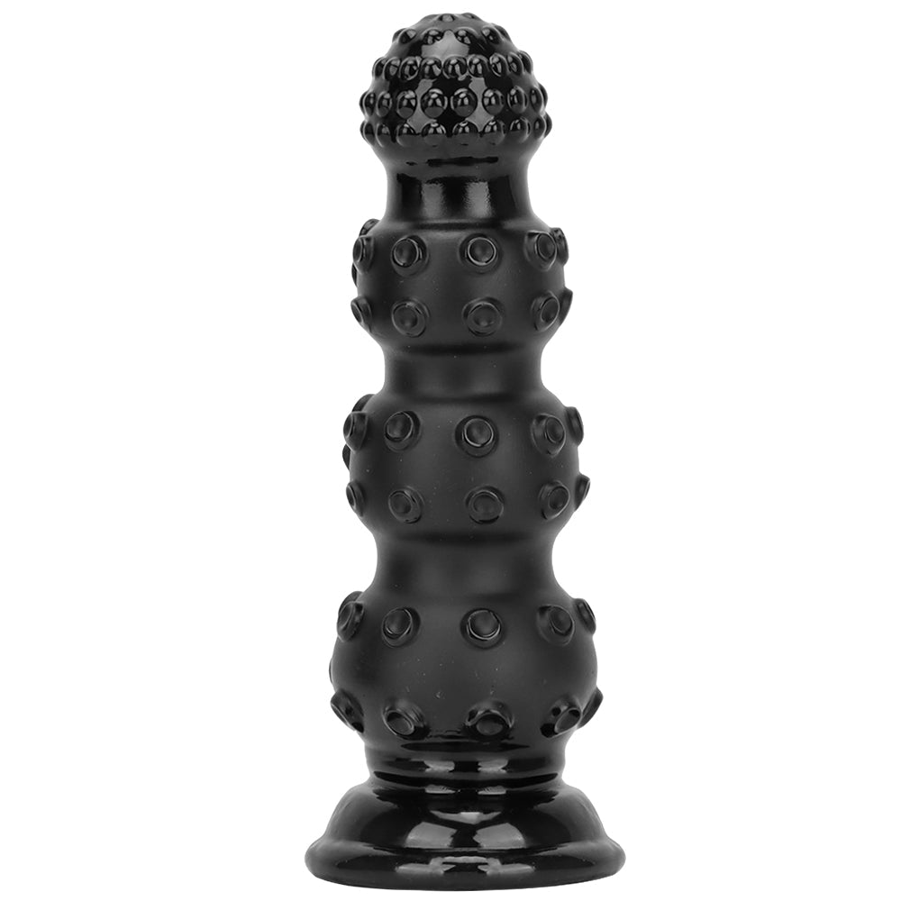 Black Beaded Monster Tentacle Knot Dildo