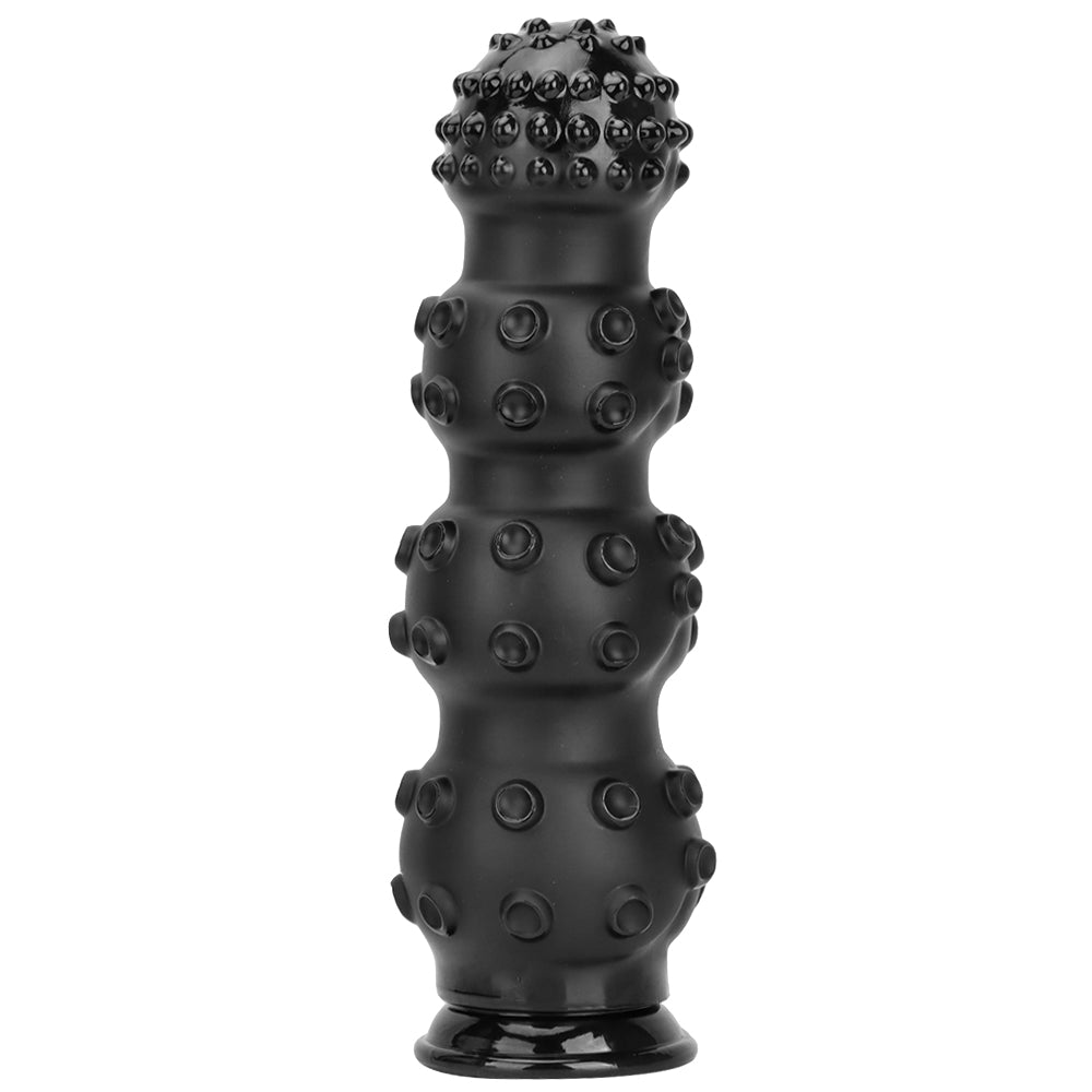 Black Beaded Monster Tentacle Knot Dildo