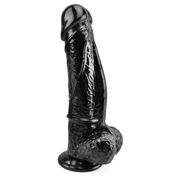 Massive Black Dildo 11 Inch Realistic Cock