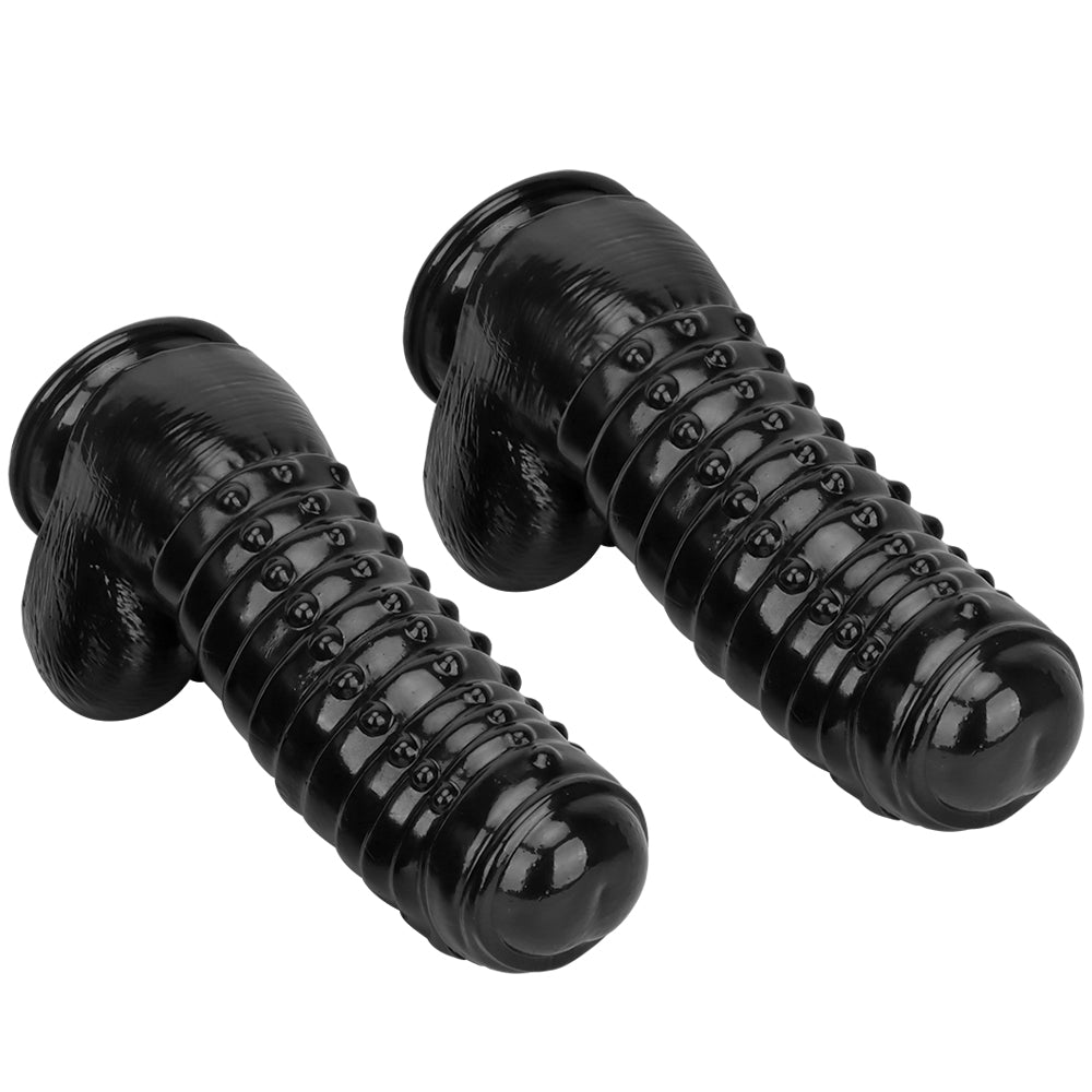 13 Inch Black Raised Huge Monster Dildo