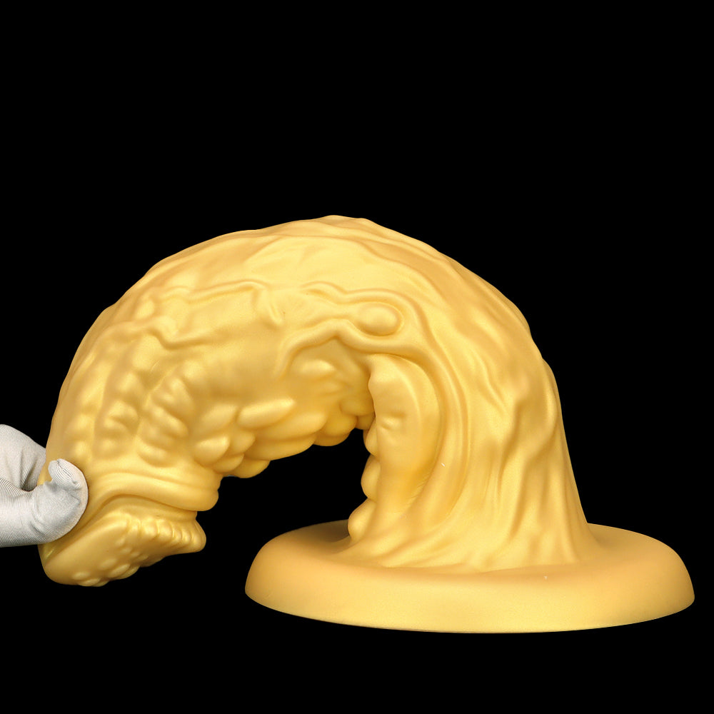 Gros Dildo Gold  13 Inch Dragon Silicone