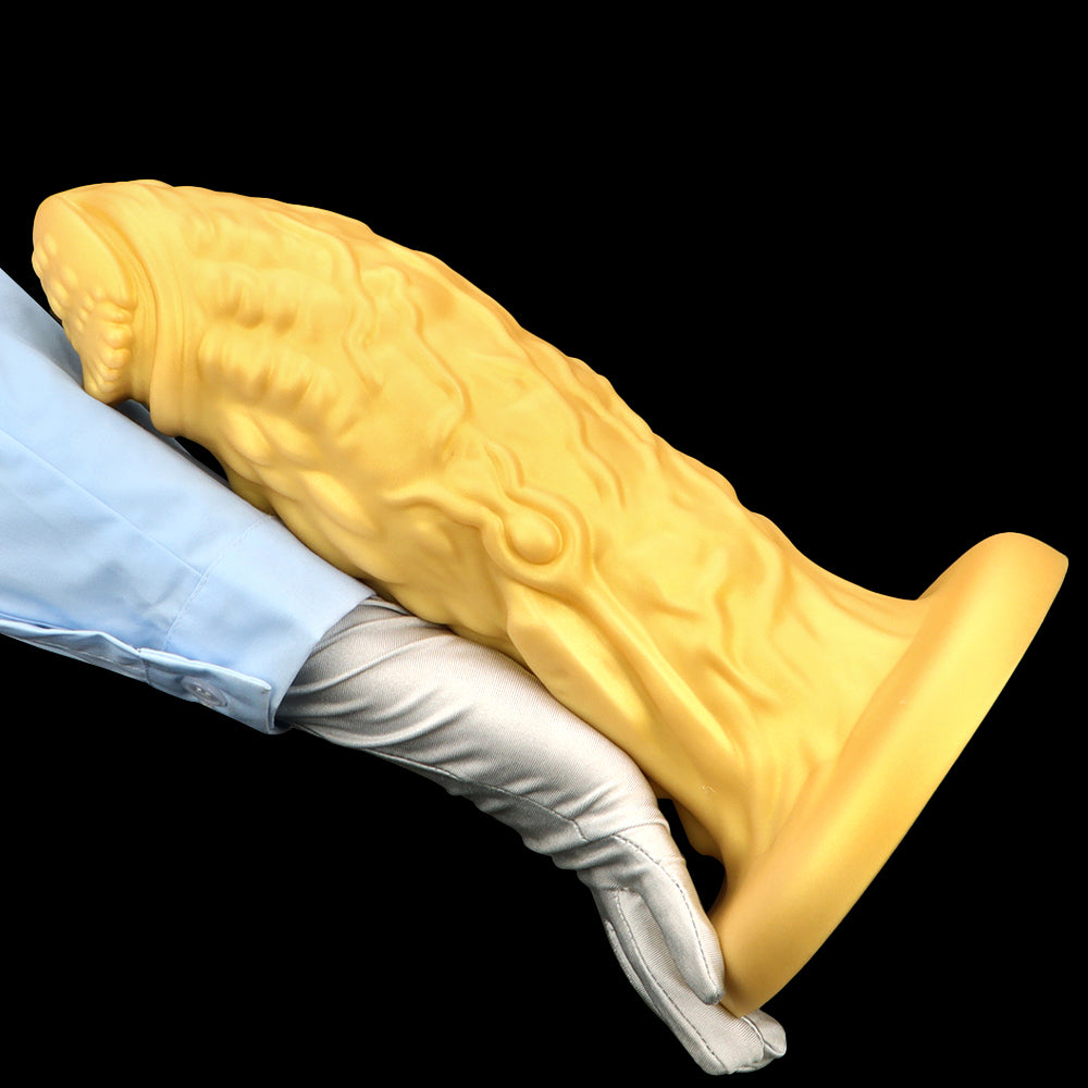 Gros Dildo Gold  13 Inch Dragon Silicone