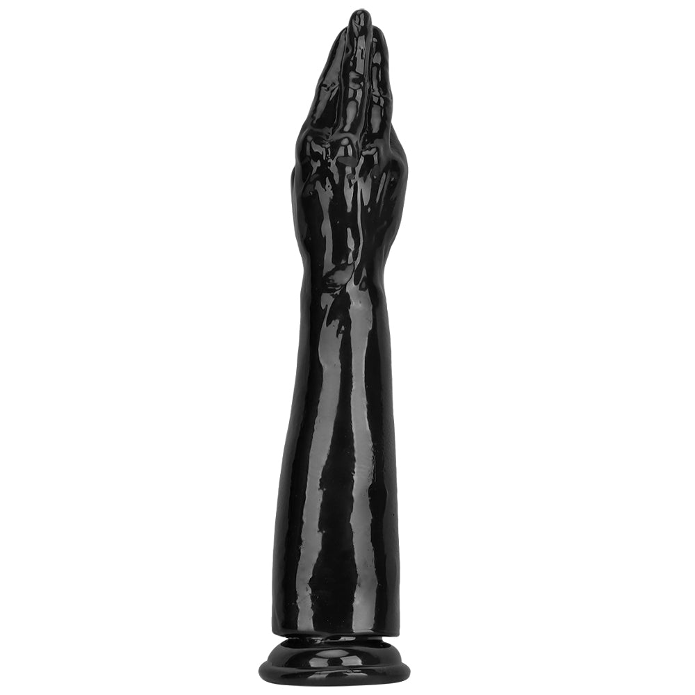 16 Inch Black Life-Sized Hand Fist Dildo