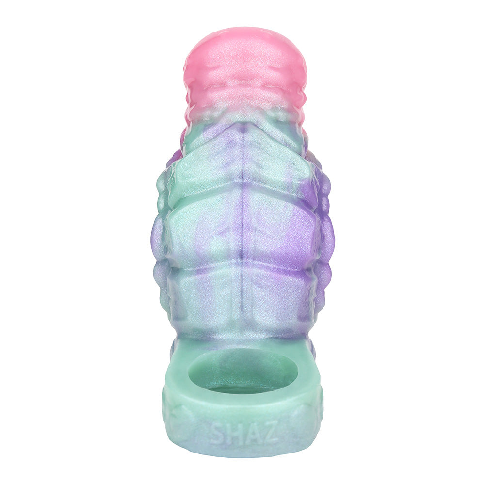 5 Inch Monster Texture Opening Penis Sleeve