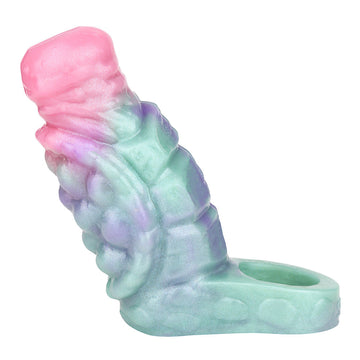 5 Inch Monster Texture Opening Penis Sleeve