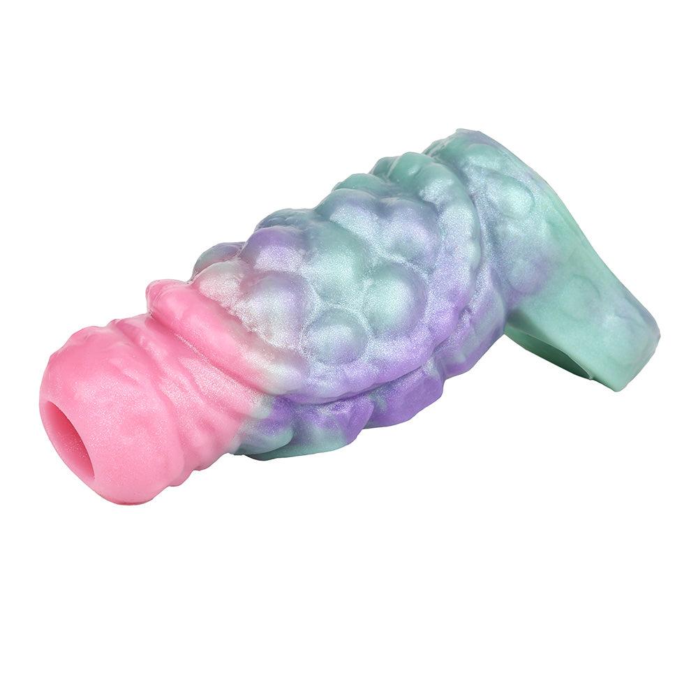 5 Inch Monster Texture Opening Penis Sleeve