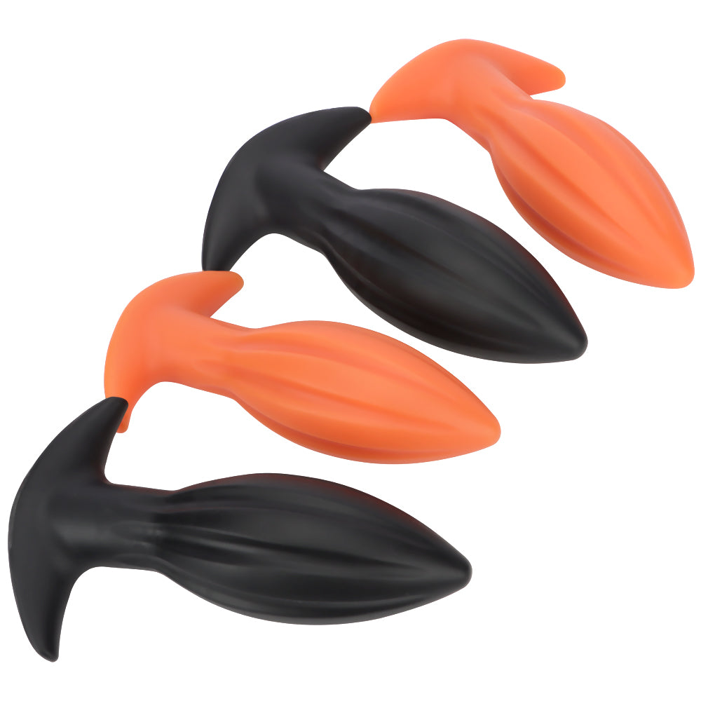 Elliptical Conical Silicone Giant Butt Plug Kit