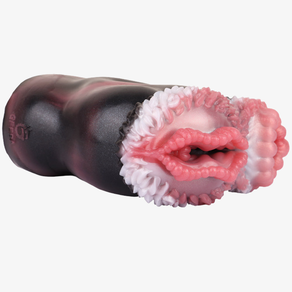 Double Channel Fluffy Silicone Fantasy Pocket Pussy