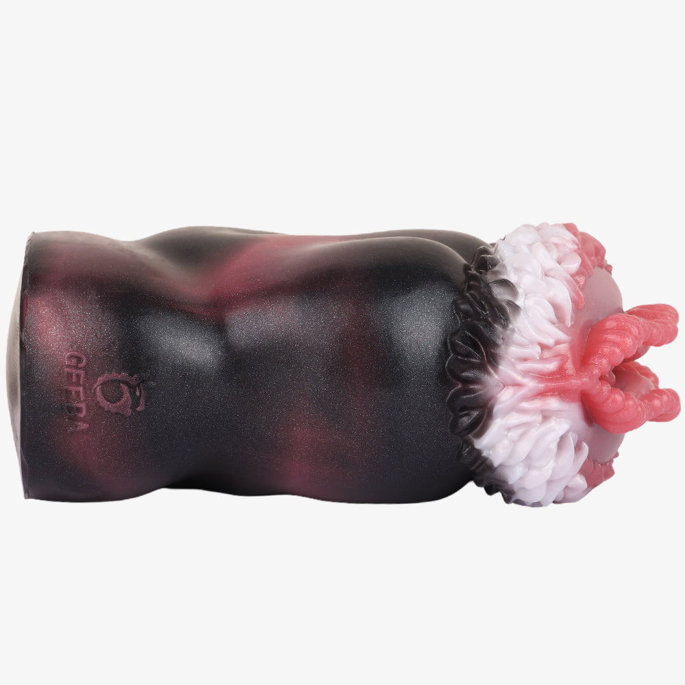 Double Channel Fluffy Silicone Fantasy Pocket Pussy