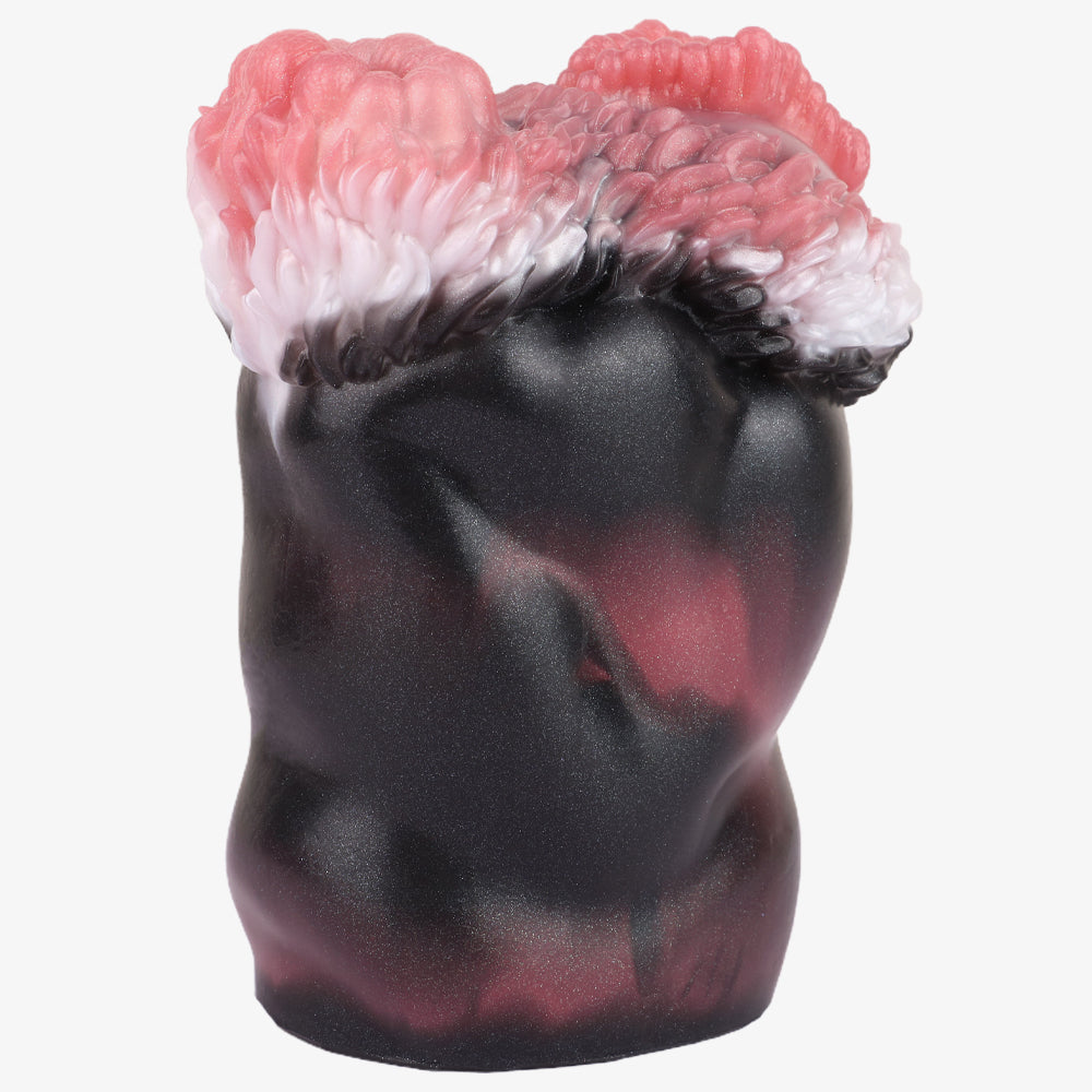 Double Channel Fluffy Silicone Fantasy Pocket Pussy