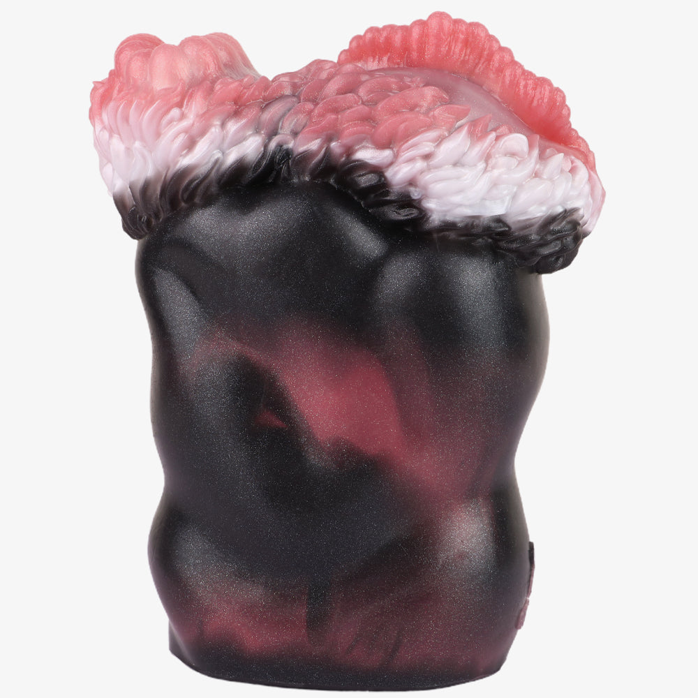 Double Channel Fluffy Silicone Fantasy Pocket Pussy