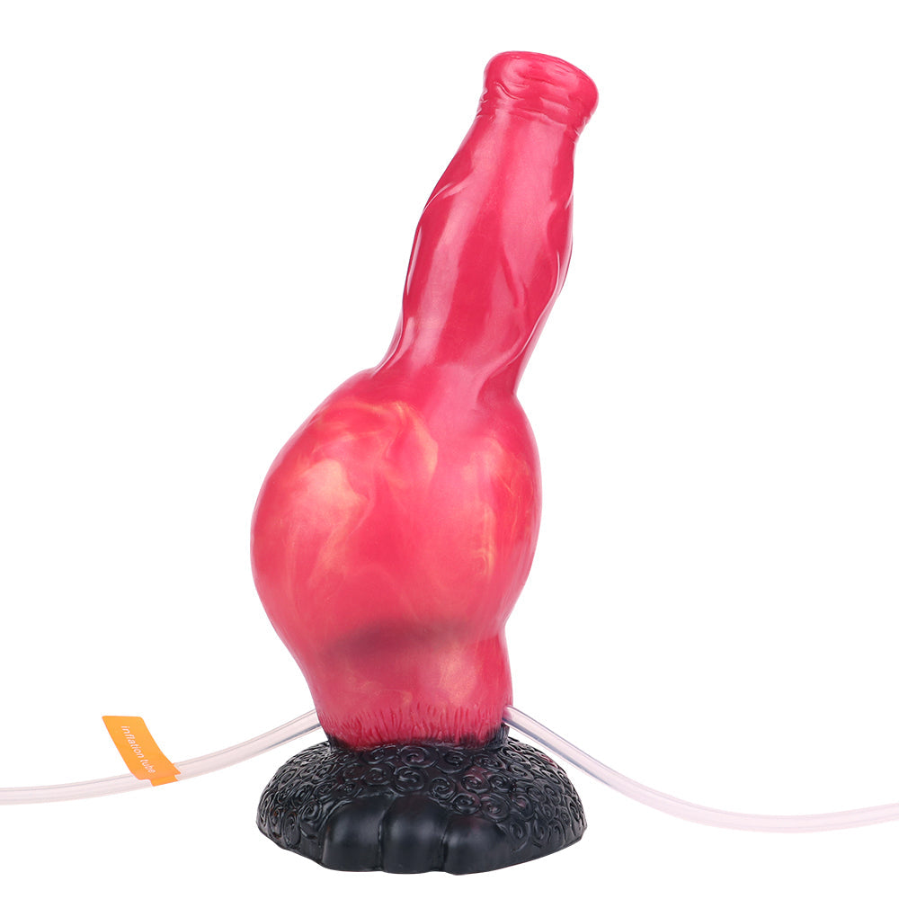 8 Inch Animal Knot Inflatable Squirting Dildo