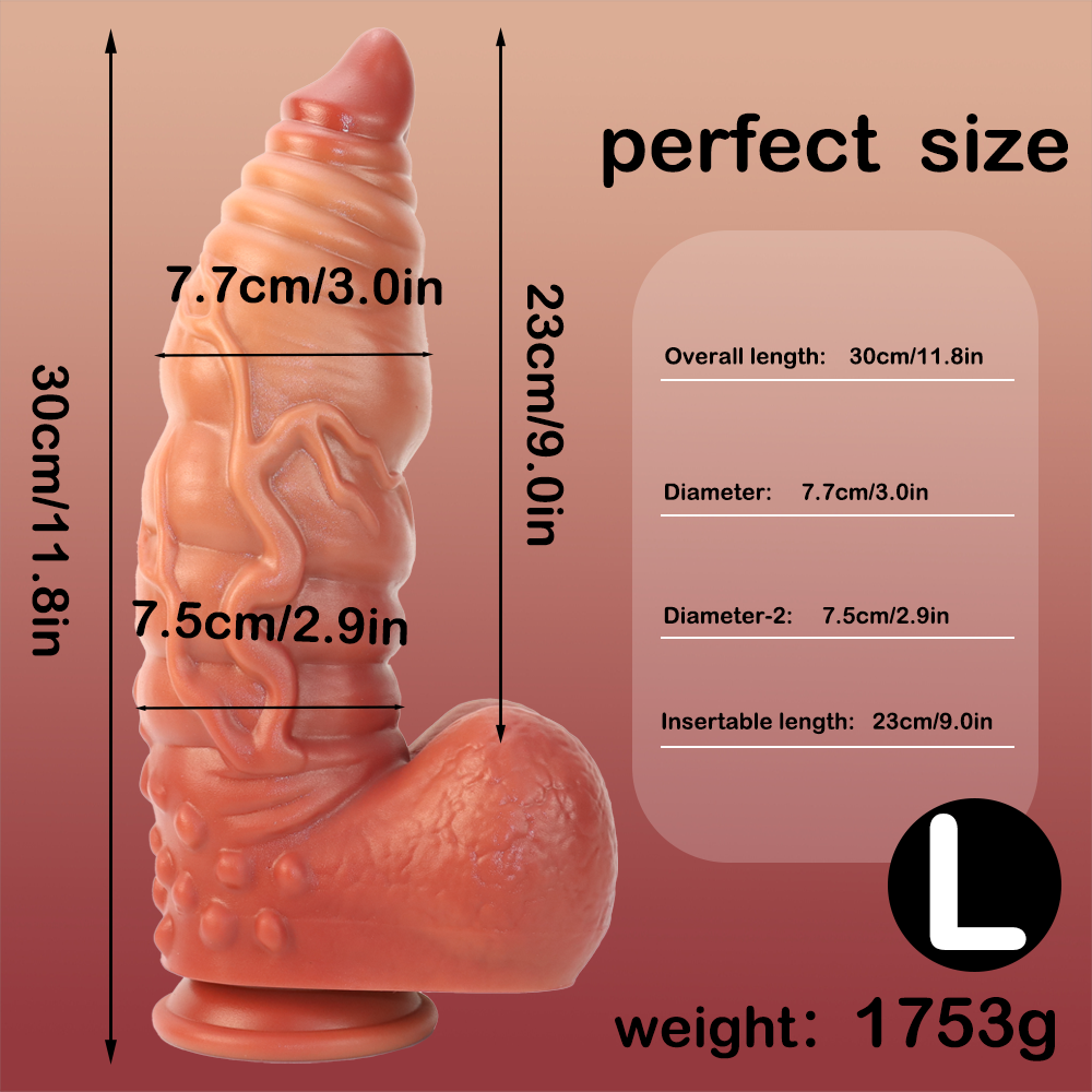 Huge Silicone 11 Inch Monster Dildo