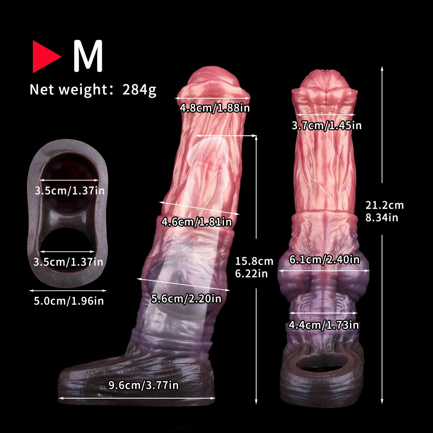 Knot Fantasy Monster Horse Cock Sleeve