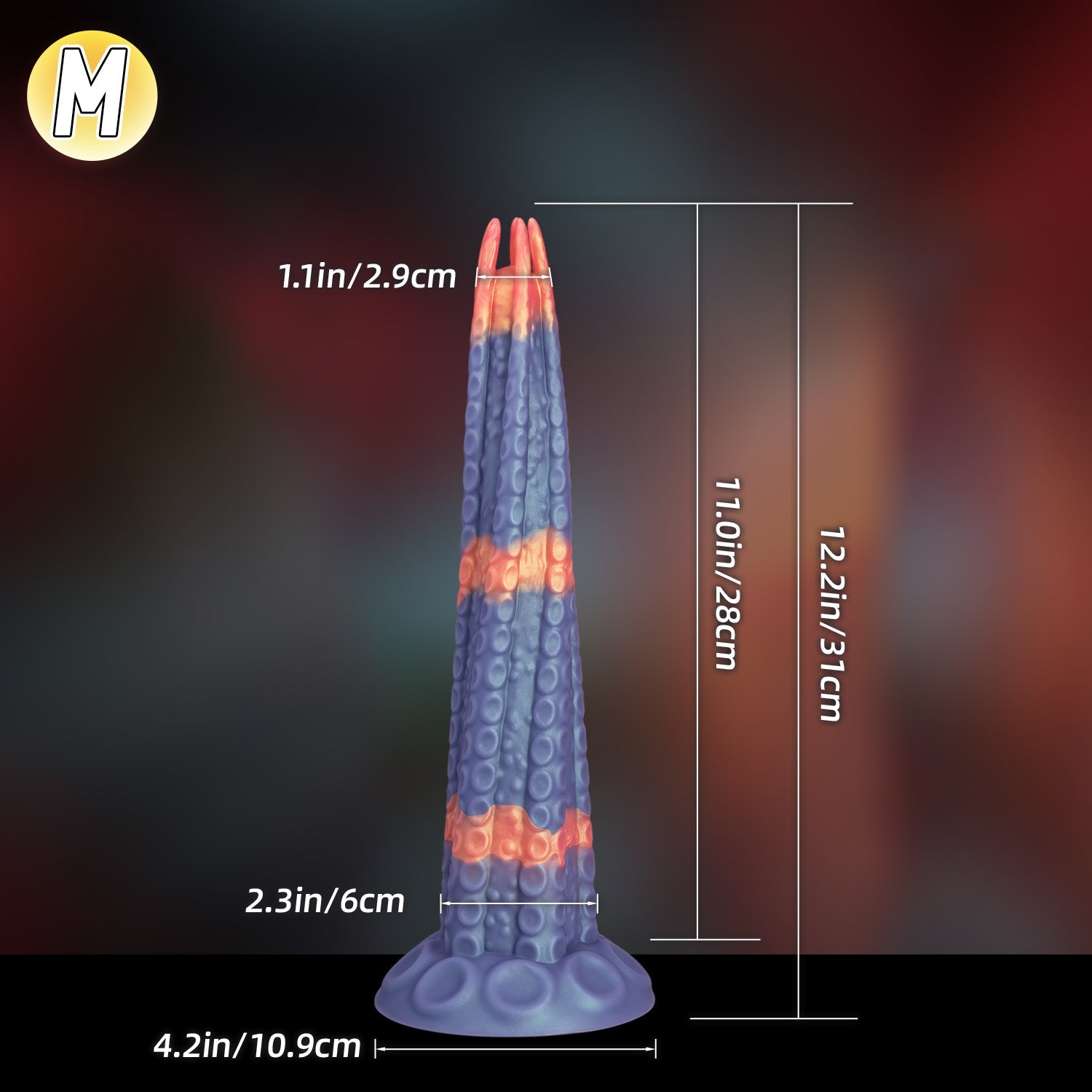 15 Inch Huge Octopus Tentacle Dildo