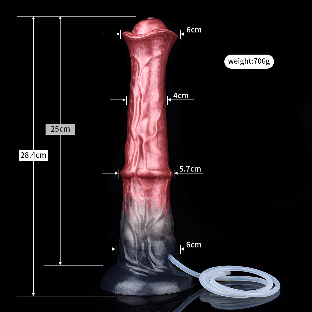 11 Inch Long Big Animal Horse Ejaculating Dildo